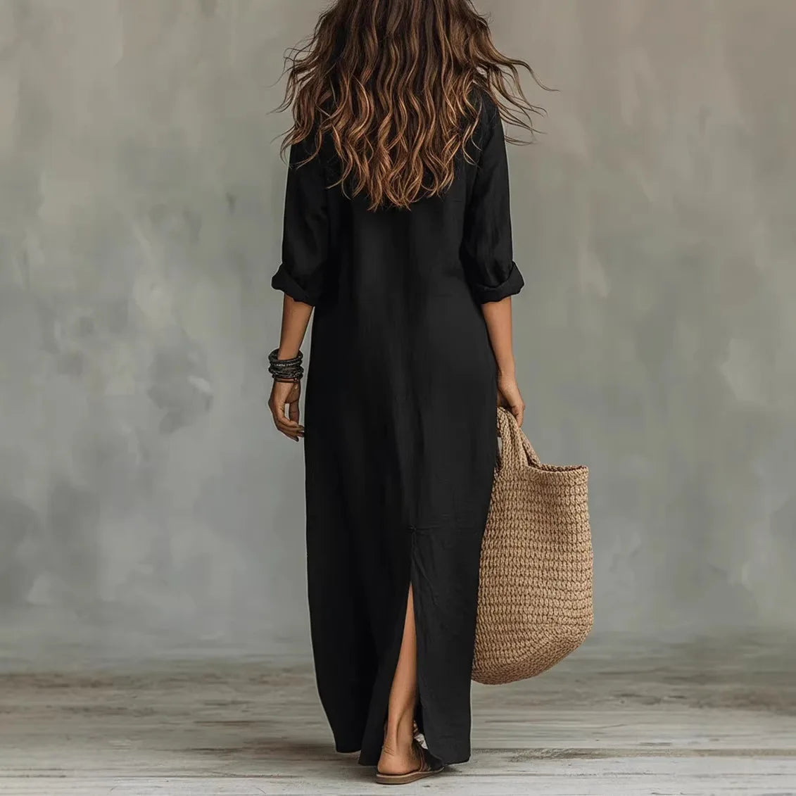 Vera | Women's Linen Shirt Dress oaklynwear