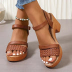 Nova | Woven Platform Sandals oaklynwear