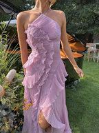 Estelle | Women's Elegant Halter Dress oaklynwear