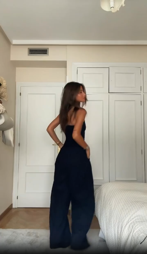 Nadine | Elegant Slip-On Wide-Leg Jumpsuit oaklynwear