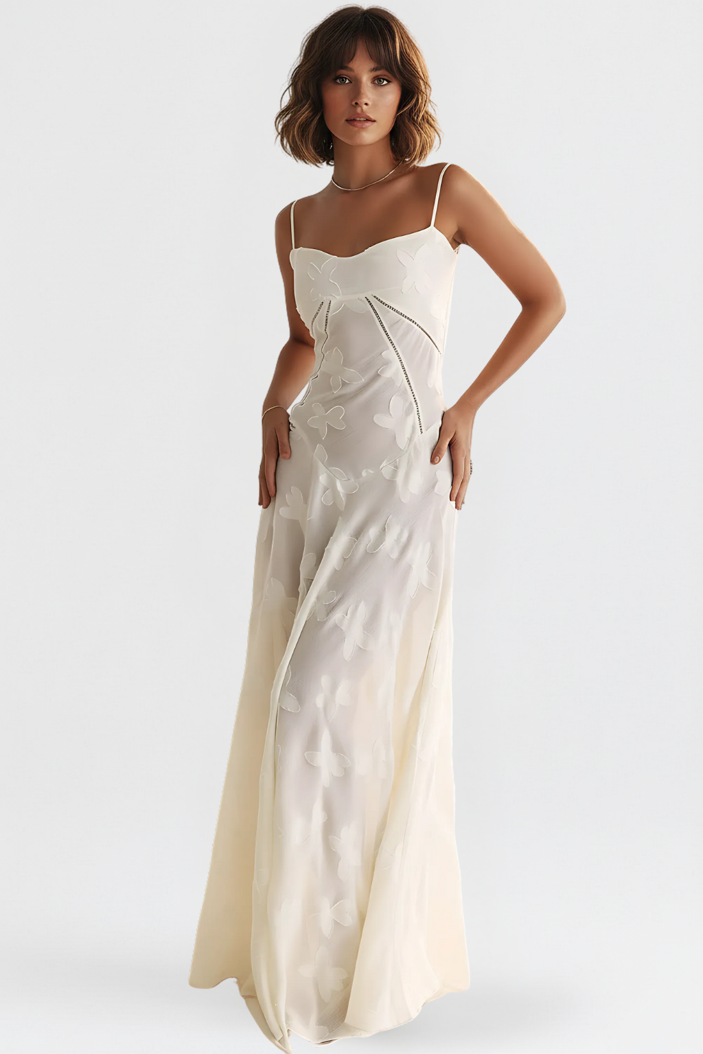 Elegant Evening Dress with Flattering Silhouette – Formal Wedding... oaklynwear