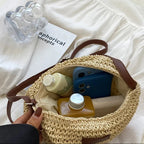 Summer Crossbody Straw Bag oaklynwear
