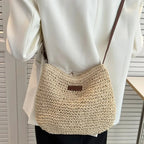 Summer Crossbody Straw Bag oaklynwear