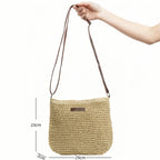 Summer Crossbody Straw Bag oaklynwear