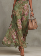 Adeline | Halter Neck Floral Maxi Dress oaklynwear