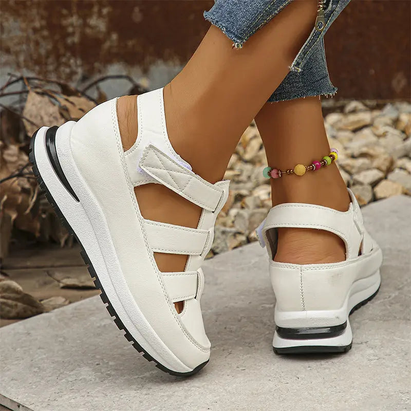 Luxe™ | Women's Elevated Sneakers – Hidden Height Boost & Adjustable Breathable Fit oaklynwear