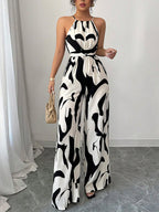 Paloma | Abstract Print Wide-Leg Jumpsuit oaklynwear