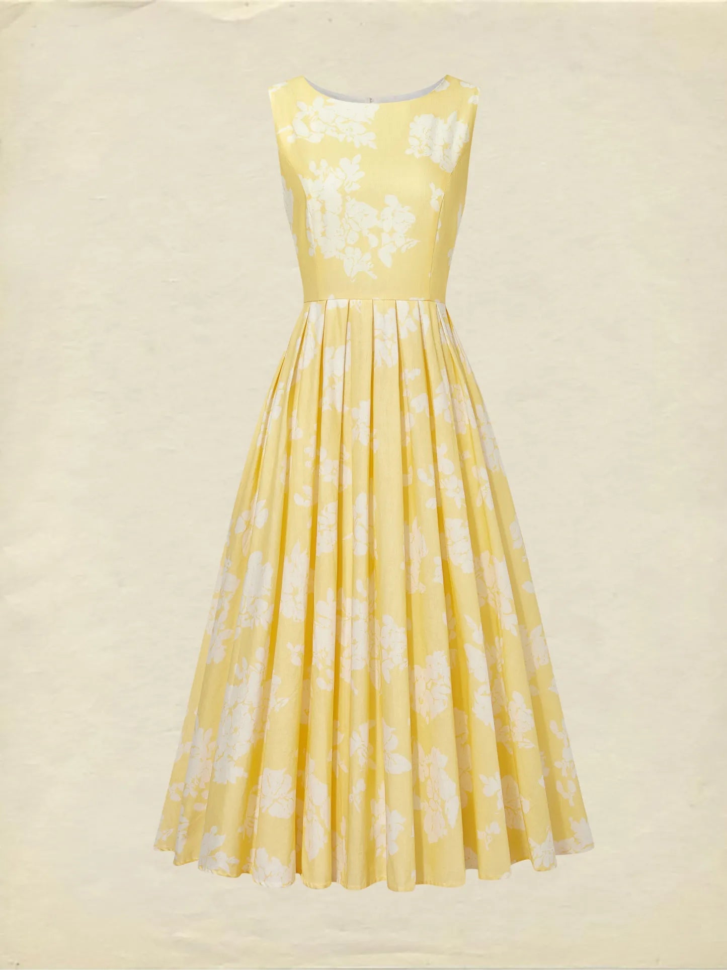Rosanna | Women's Floral Linen Midi Dress oaklynwear