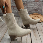 Galateia | Women's Wide Calf Western Cowboy Boots oaklynwear