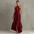 Adalia Halter Midi Dress oaklynwear