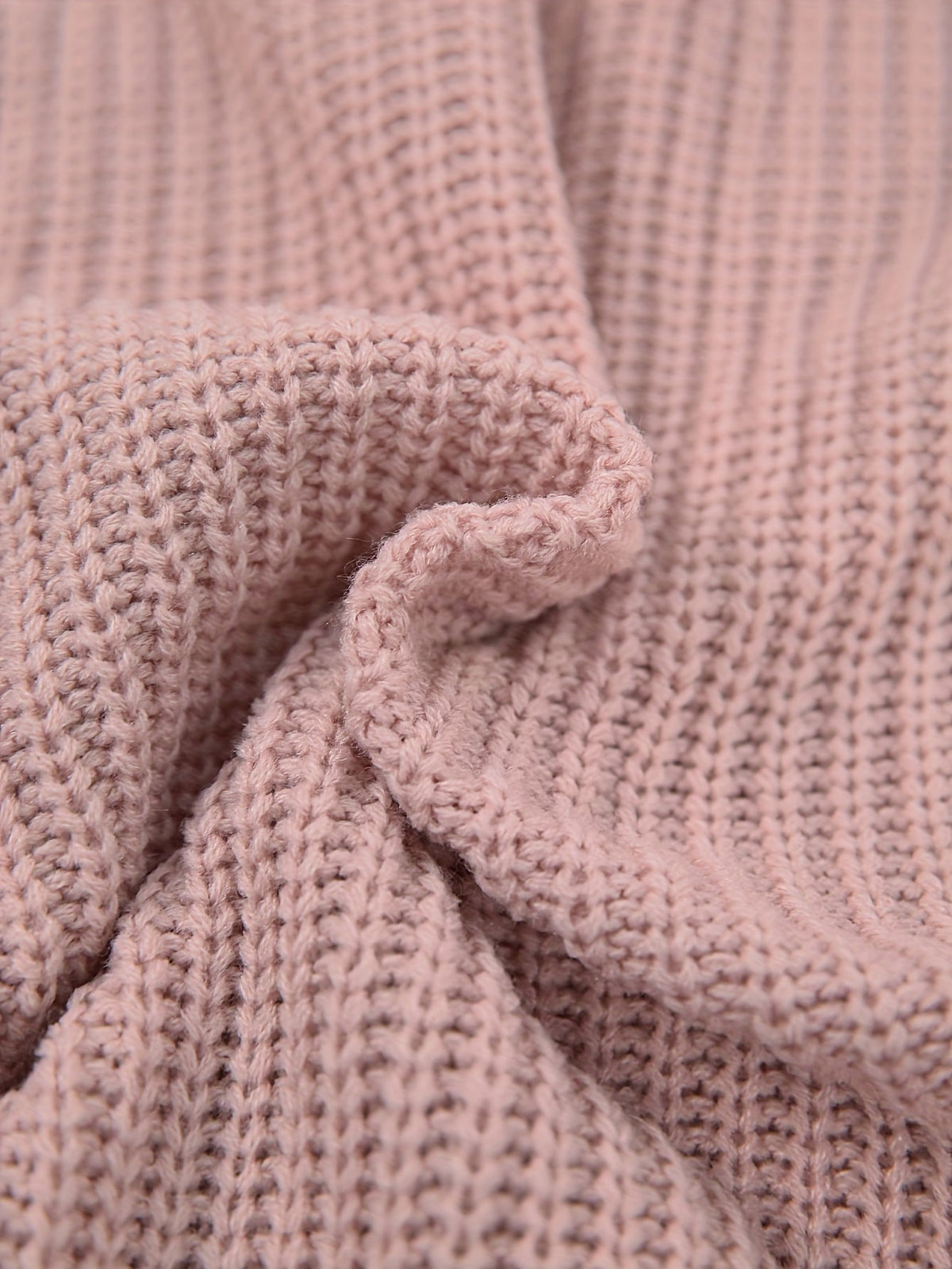 Oversized ribbed turtleneck sweater dress with raglan sleeves in mini length - view 11