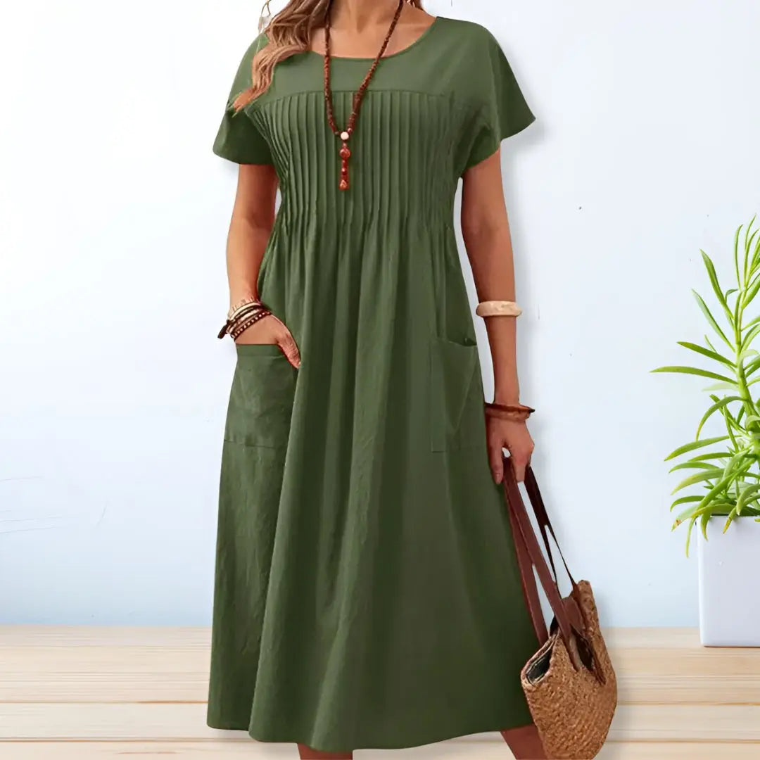 Oaklyn Relaxed Midi Dress – Everyday Comfort & Effortless Style oaklynwear