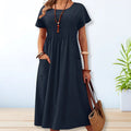 Oaklyn Relaxed Midi Dress – Everyday Comfort & Effortless Style oaklynwear