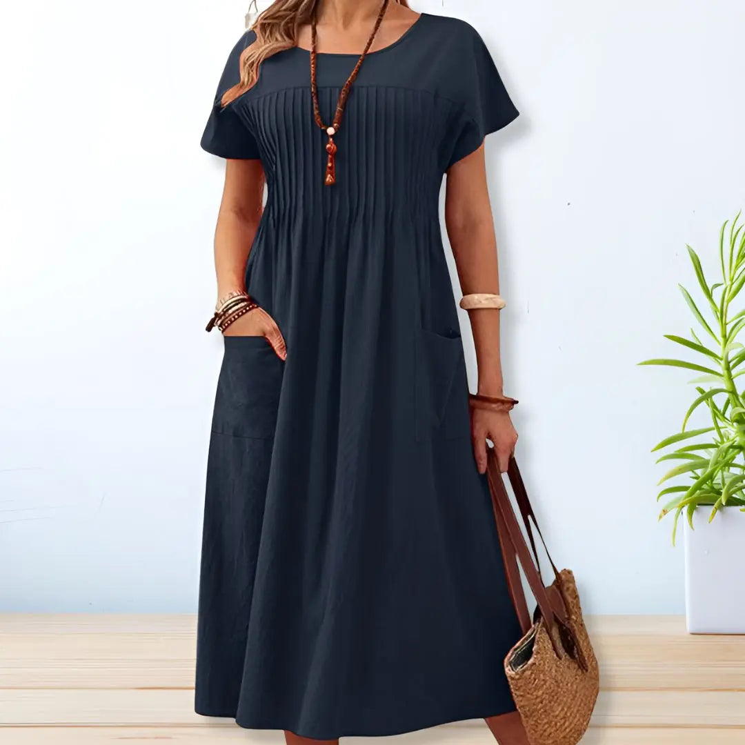 Oaklyn Relaxed Midi Dress – Everyday Comfort & Effortless Style oaklynwear