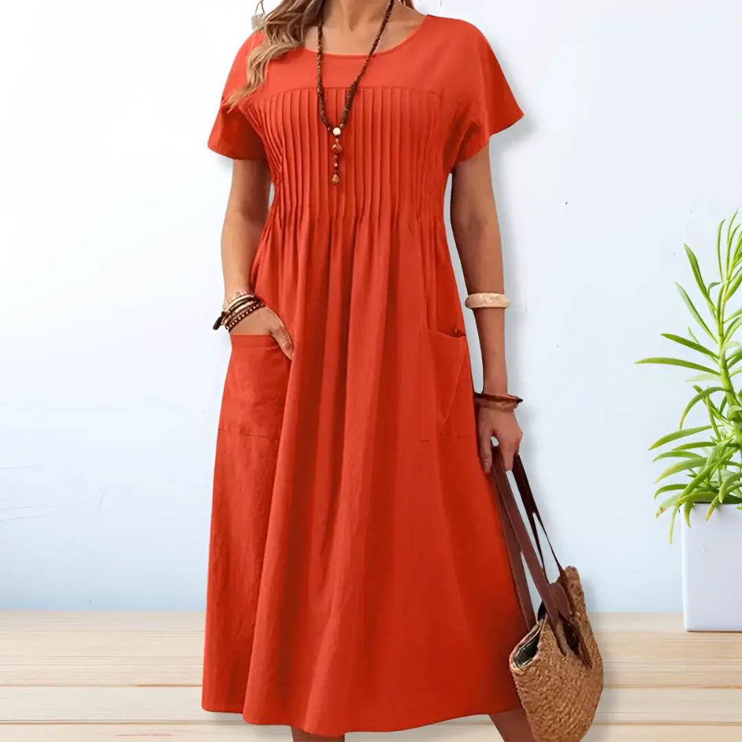 Oaklyn Relaxed Midi Dress – Everyday Comfort & Effortless Style oaklynwear