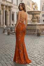 Flora | Women's Floral Embroidery Prom Dress oaklynwear