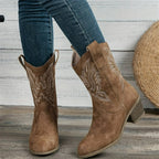 Galateia | Women's Wide Calf Western Cowboy Boots oaklynwear