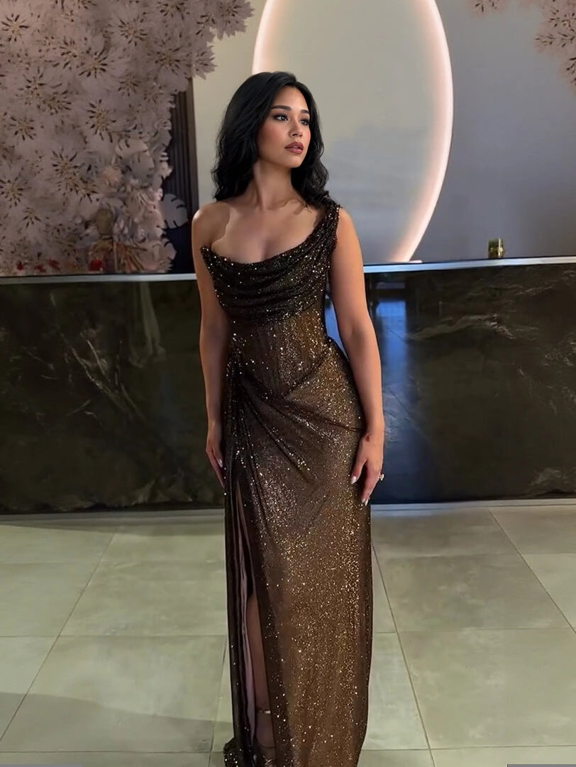 Glamour | Women's Sequin Maxi Dress oaklynwear