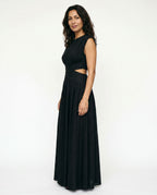 Ella | Cutout Waist High Neck Maxi Dress oaklynwear