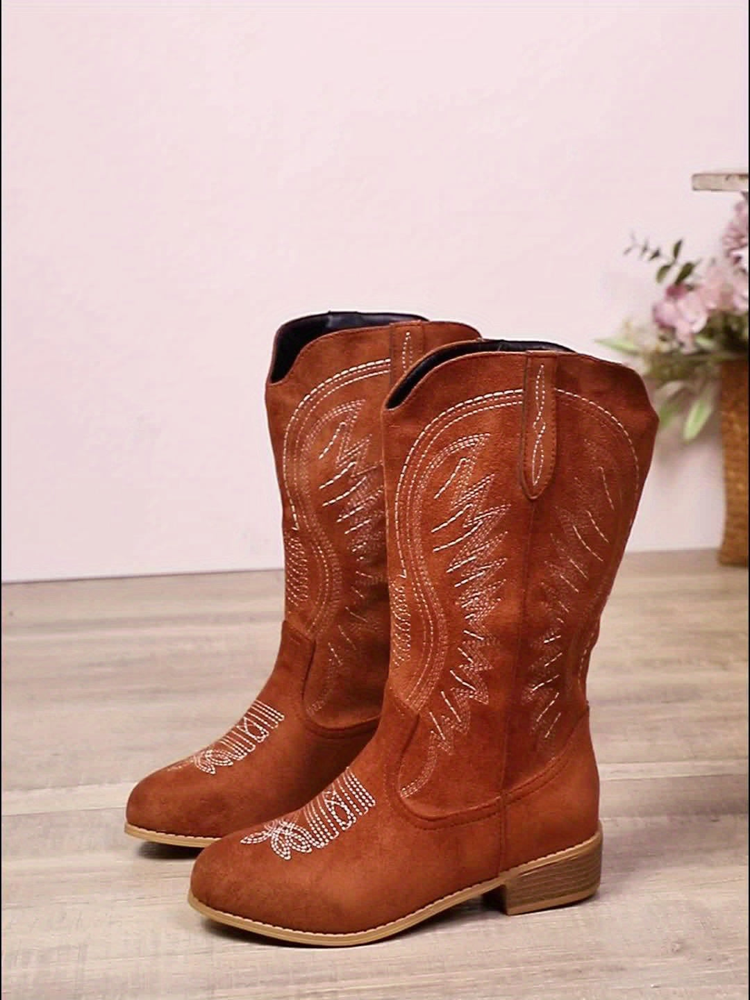 Damaris | Women's Wide Calf Western Cowboy Boots oaklynwear