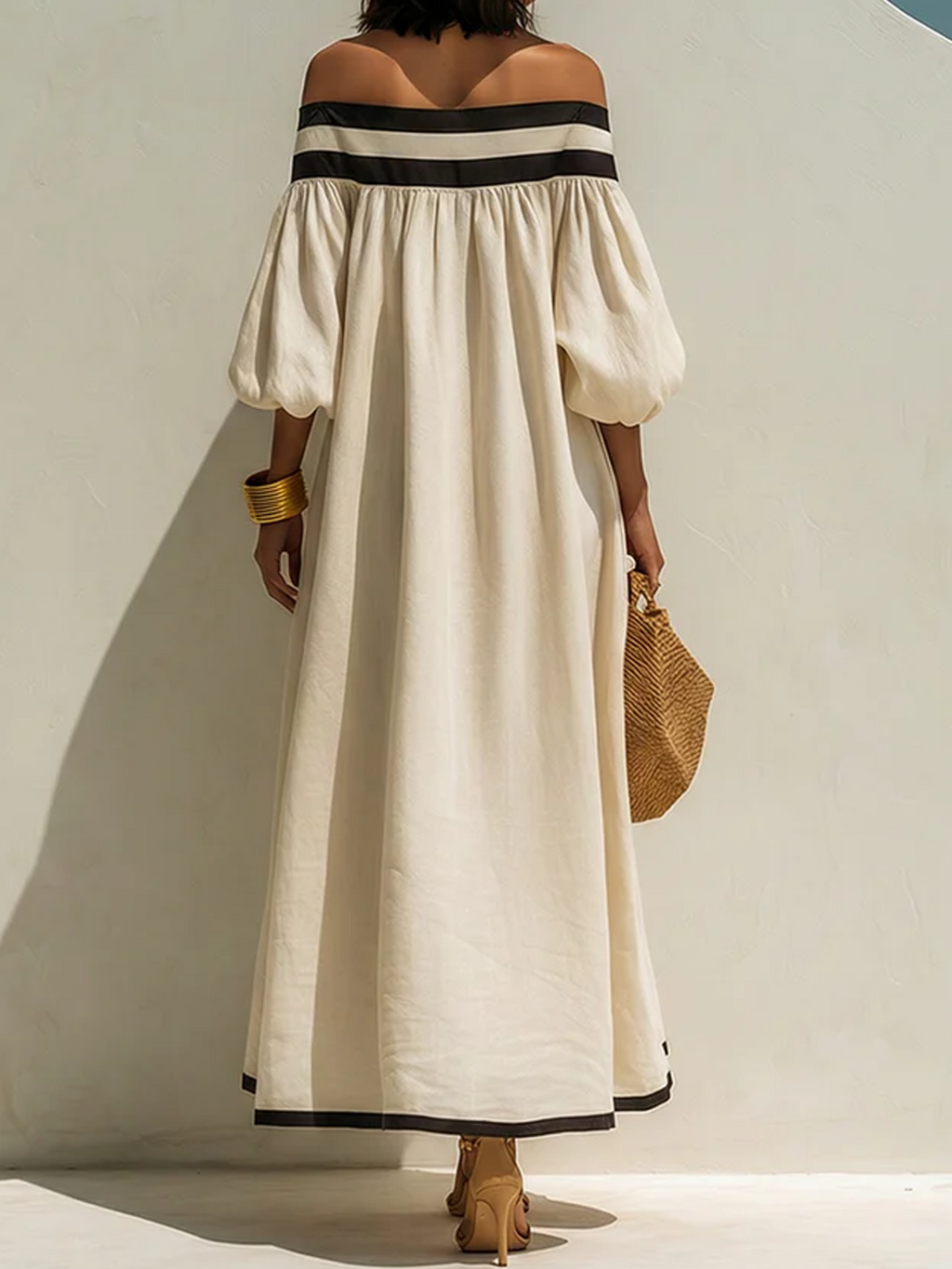 Carmen | Women's Color Block Maxi Dress oaklynwear
