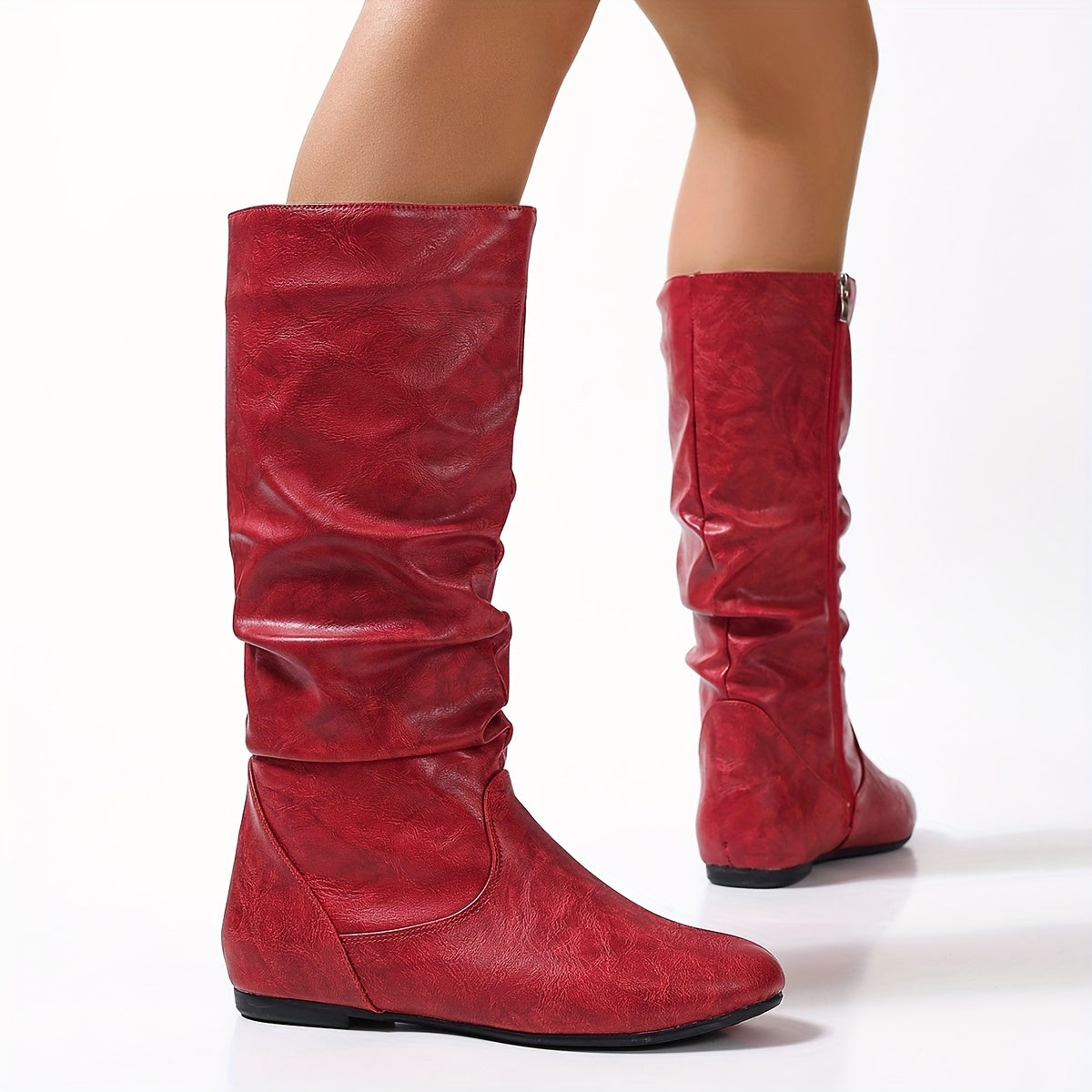 Valdis | Women's Knee High Boots in Brown oaklynwear