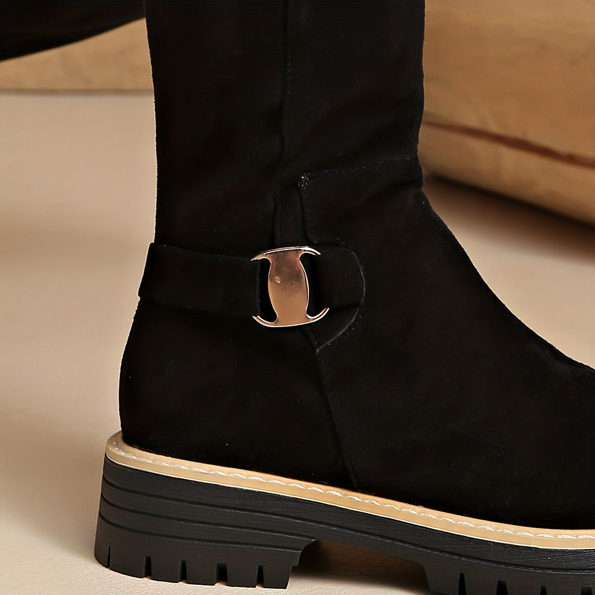 Sable | Women's Knee High Boots with Block Heel oaklynwear