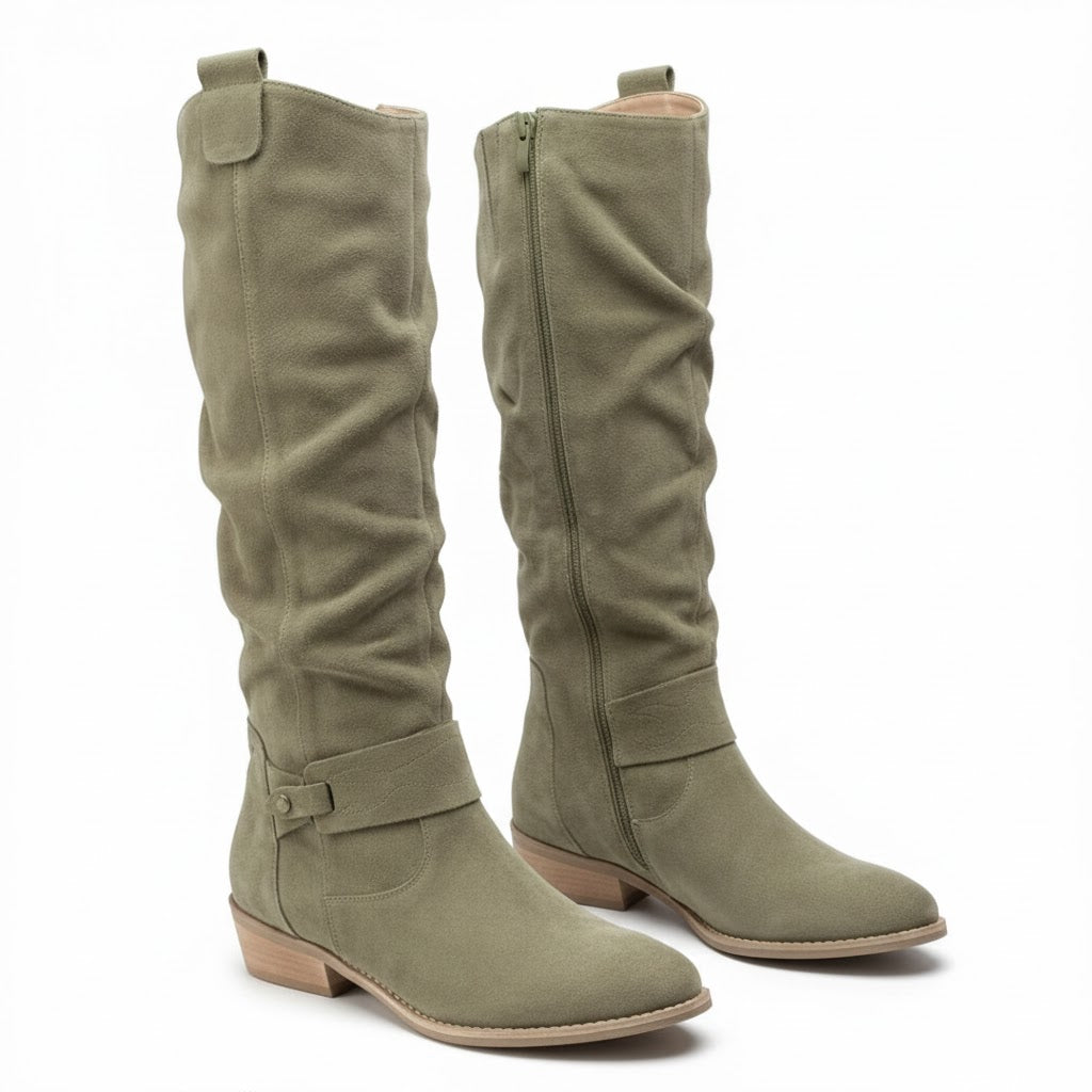 Lavinia | Women's Knee High Slouch Boots oaklynwear