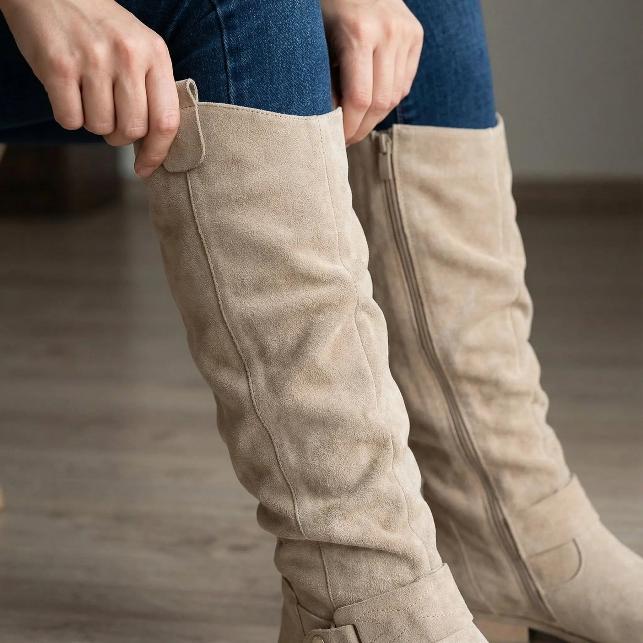 Lavinia | Women's Knee High Slouch Boots oaklynwear