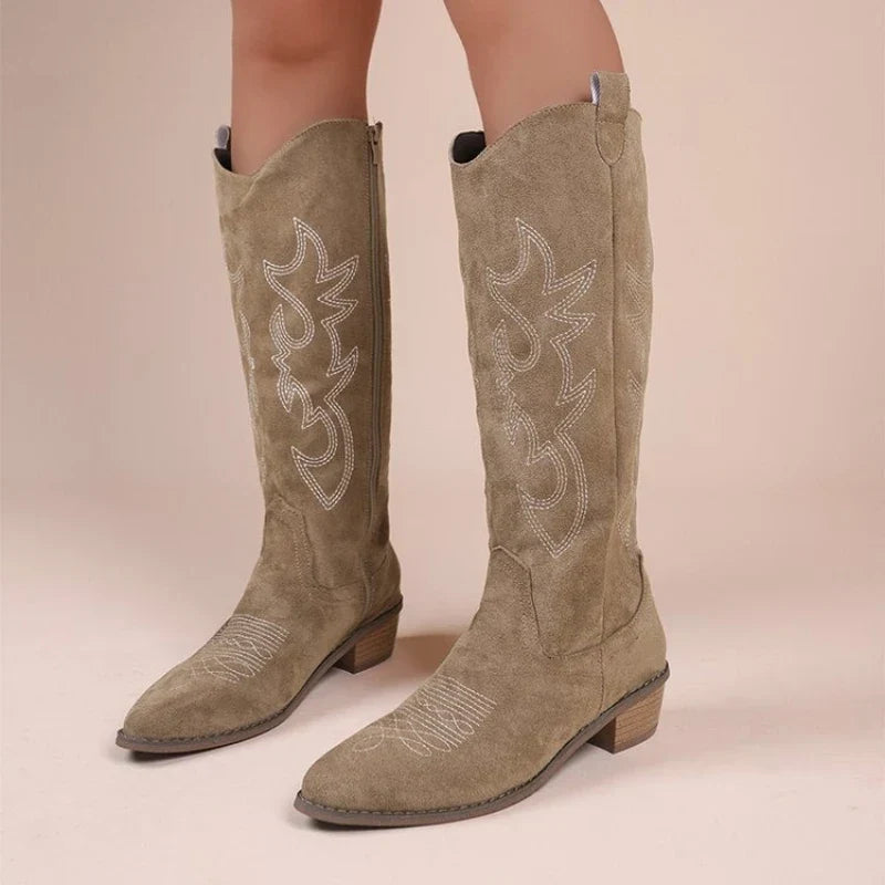 Bexley | Women's Wide Calf Western Cowboy Boots oaklynwear