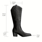 Fenella | Women's Wide Calf Western Cowboy Boots oaklynwear