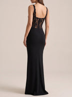 Women's Sexy Lace Neckline Slim Fit Dress – Elegant Bodycon Mini... oaklynwear