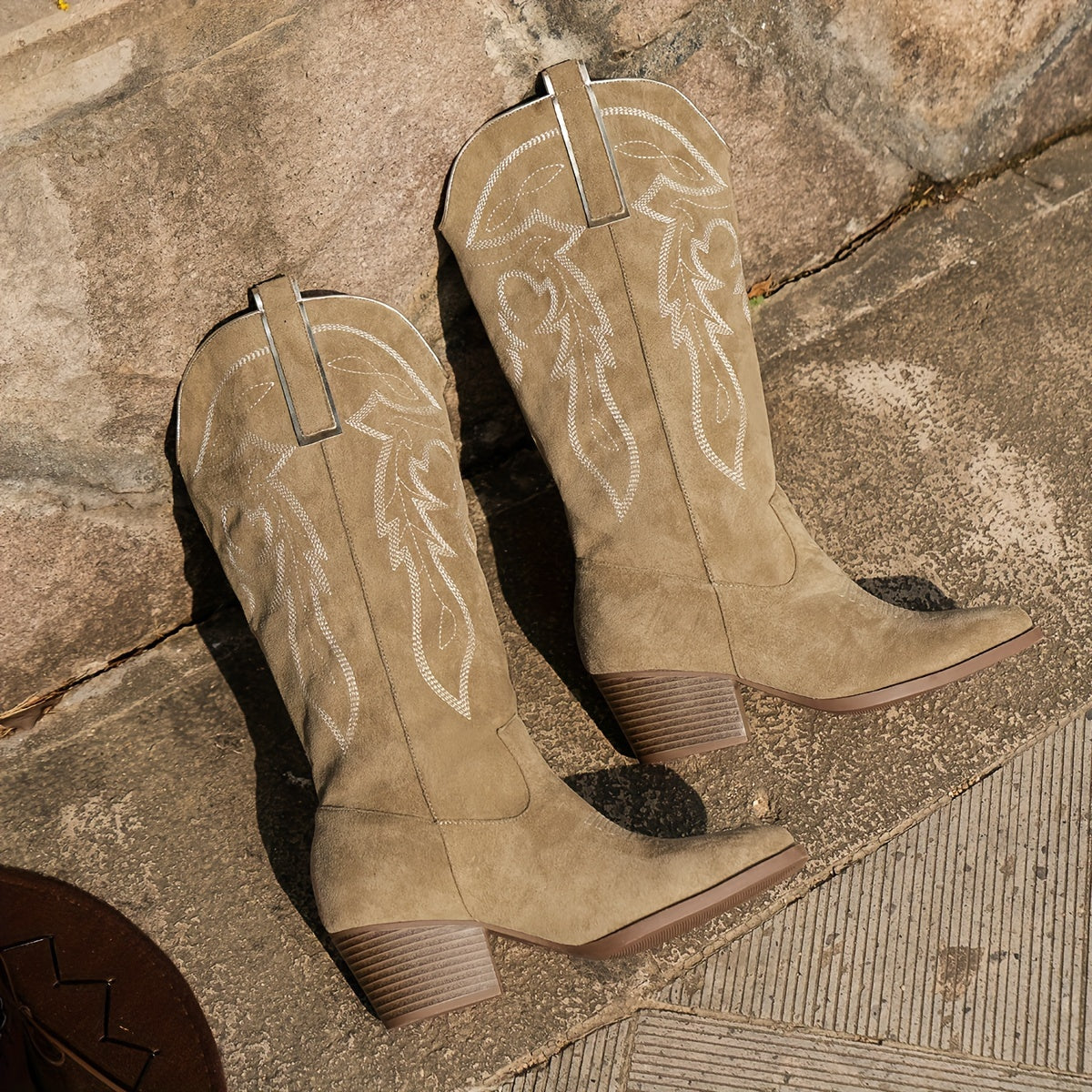 Blythe | Women's Wide Calf Western Cowboy Boots oaklynwear