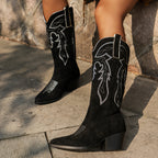 Blythe | Women's Wide Calf Western Cowboy Boots oaklynwear