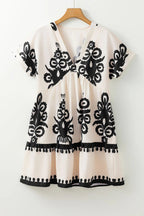 Willa | Vintage Print Boho Mini Dress oaklynwear