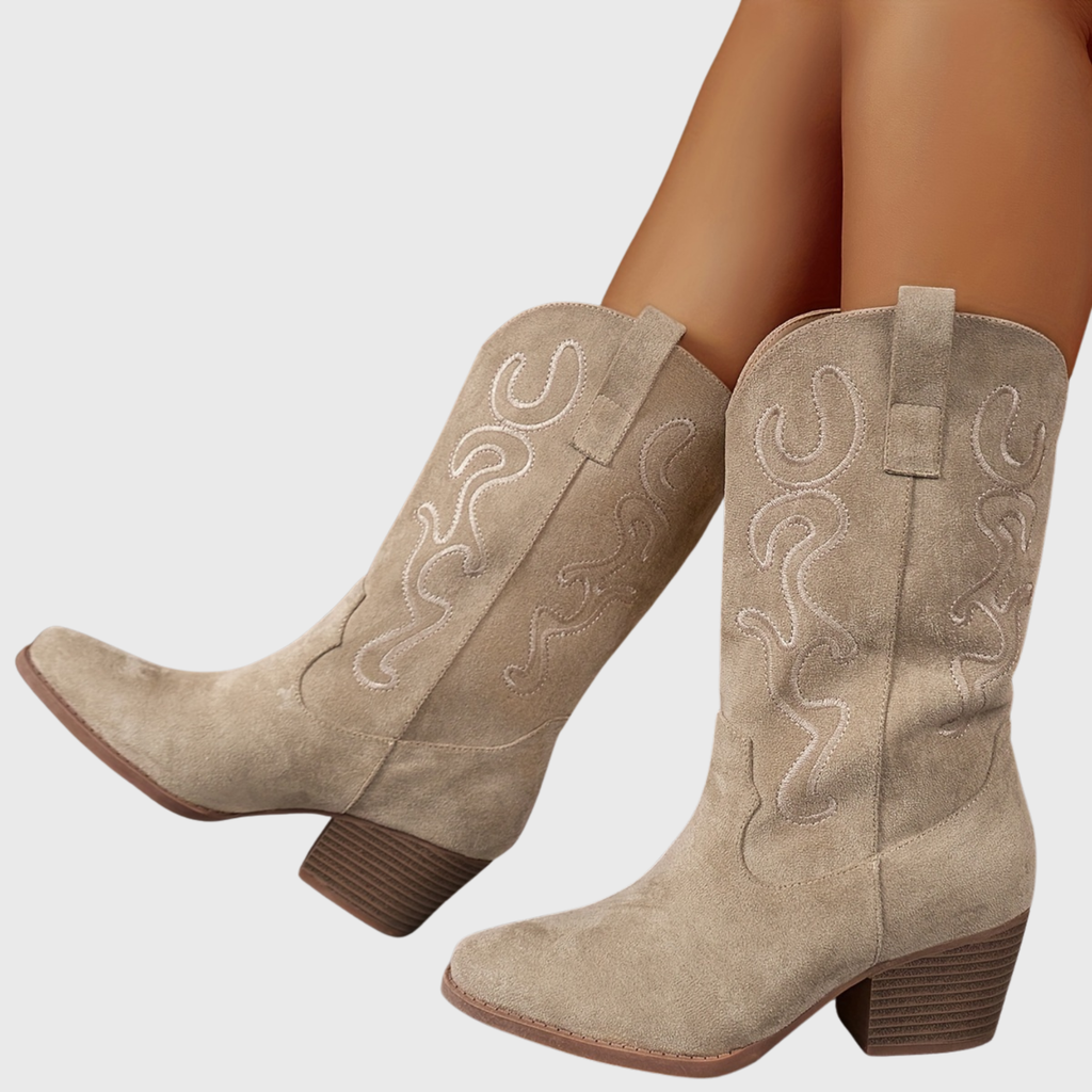 Brecka | Women's Wide Calf Western Cowboy Boots oaklynwear