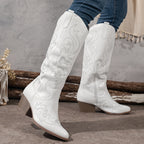 Brecken | Women's Wide Calf Western Cowboy Boots oaklynwear