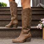 Brecken | Women's Wide Calf Western Cowboy Boots oaklynwear