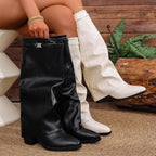 Odette | Women's Knee-High Slouch Boots Pointed Toe oaklynwear