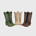 Cambria | Women's Wide Calf Western Cowboy Boots oaklynwear