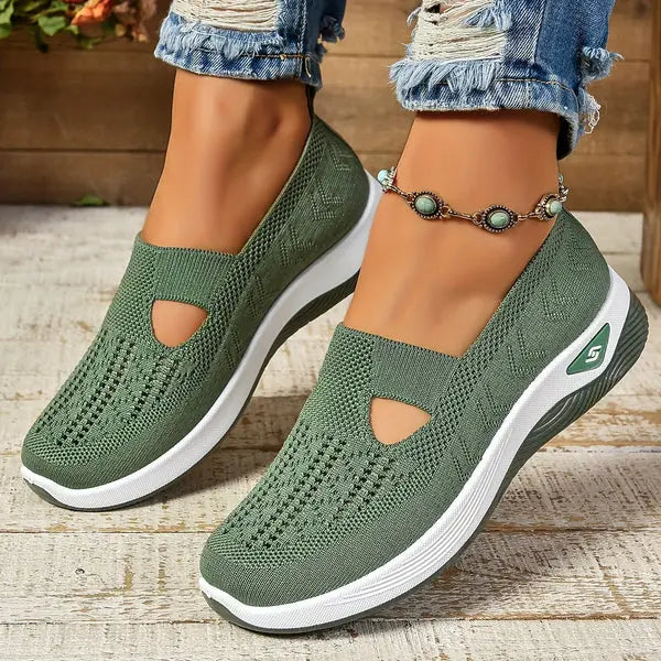 Drift™ | Women's Lightweight Slip-On Shoes – Breathable Everyday Comfort & Support oaklynwear