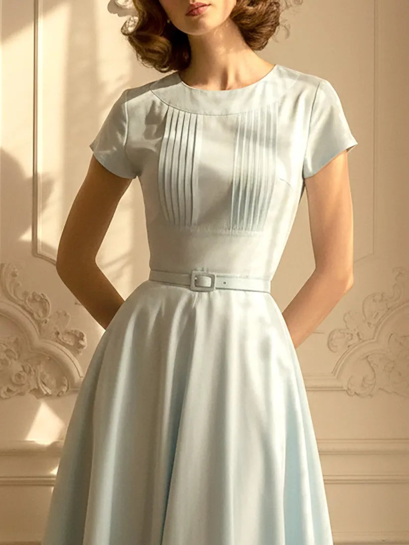Dorothy | Women's Linen Midi Dress oaklynwear