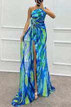 Soleil | Flowing Maxi Wedding Guest Dress oaklynwear