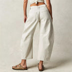 Barrel | Women's High Waist Barrel Leg Jeans Relaxed Fit Denim oaklynwear