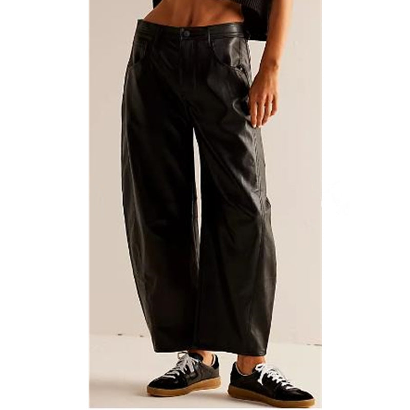 Barrel | Women's High Waist Barrel Leg Jeans Relaxed Fit Denim oaklynwear