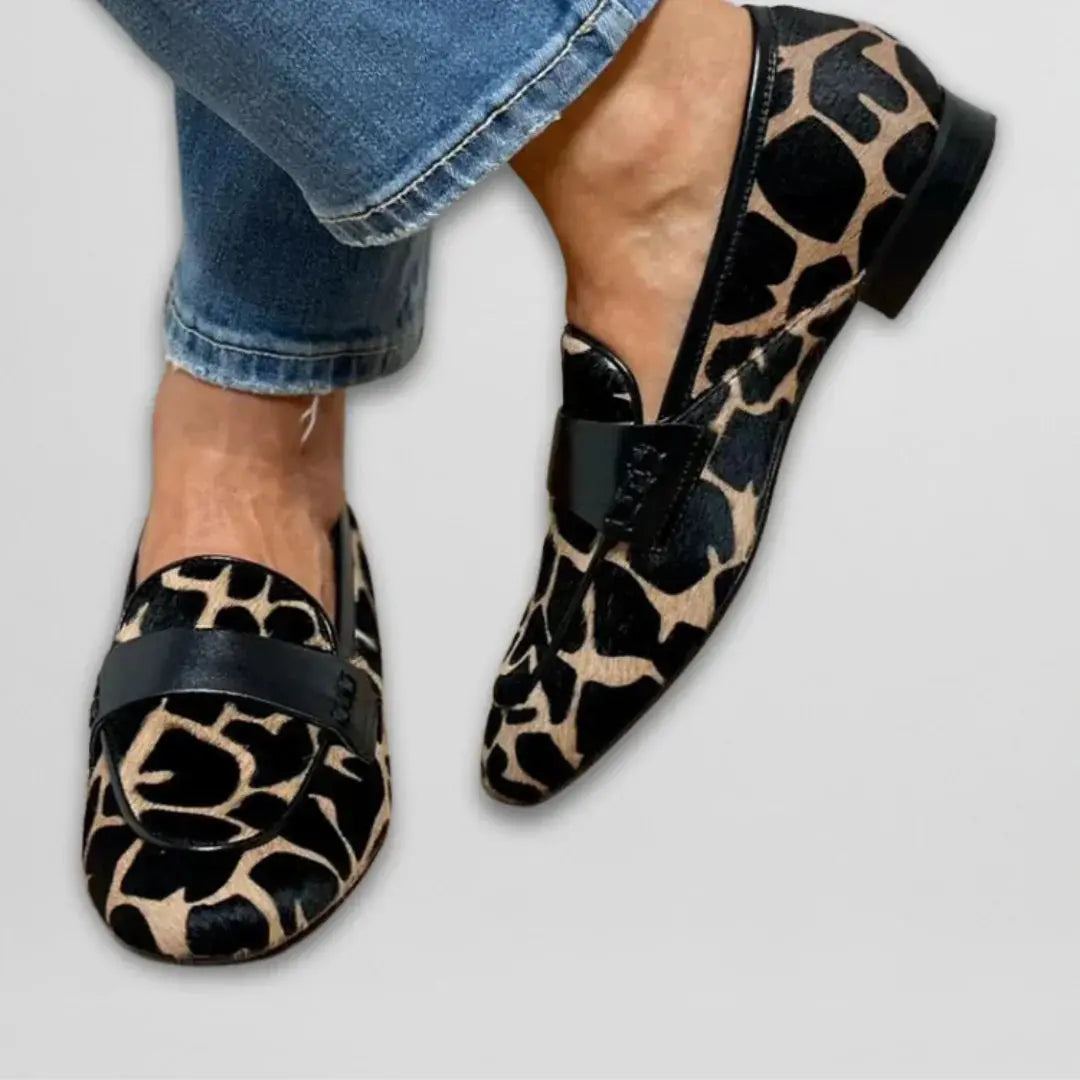 Bexley | Cow Print Loafers oaklynwear