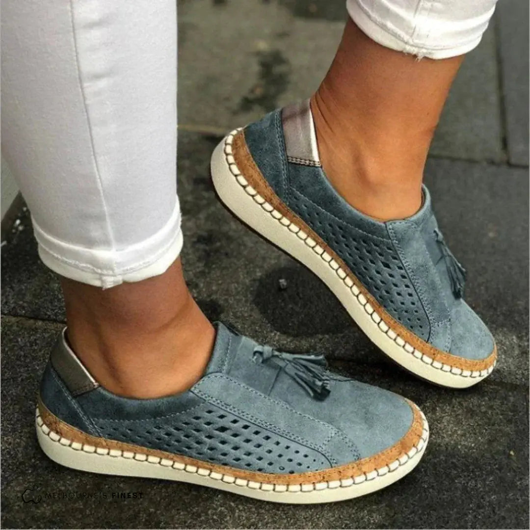 Ease™ | Women's Orthopedic Slip-On Sneakers – Memory Foam Cushioning & Natural Alignment oaklynwear