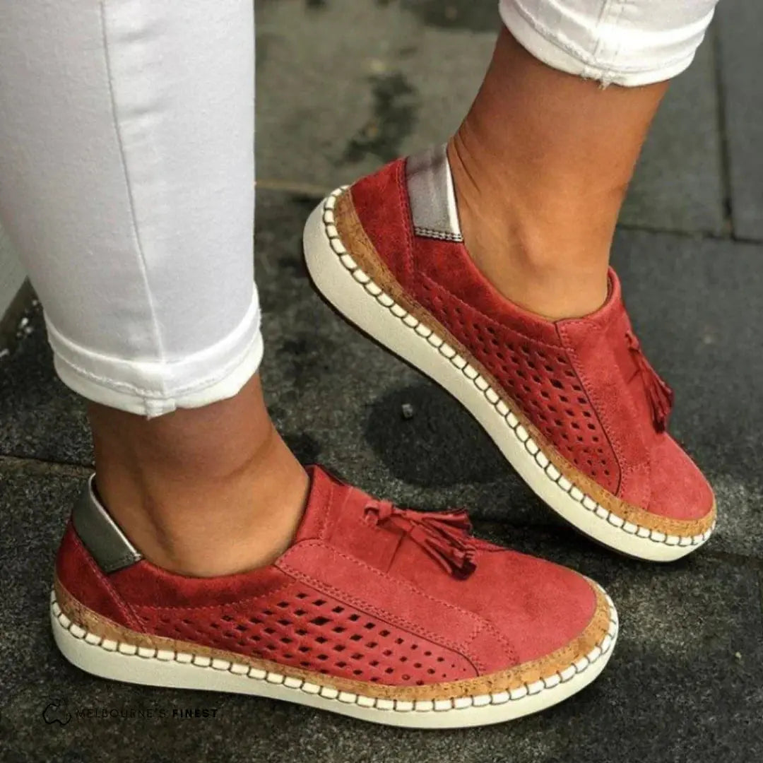 Ease™ | Women's Orthopedic Slip-On Sneakers – Memory Foam Cushioning & Natural Alignment oaklynwear