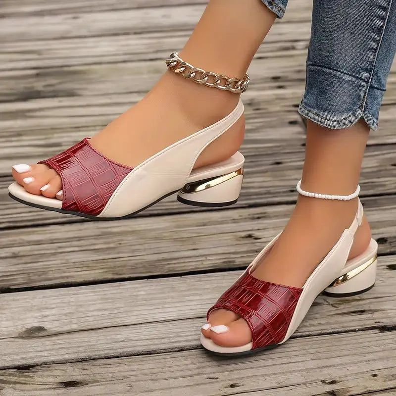 Isla | Leather Comfort Sandals oaklynwear