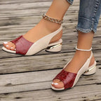 Isla | Leather Comfort Sandals oaklynwear